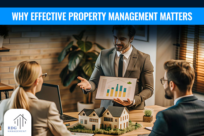 Effective property management maximizes returns, ensures tenant satisfaction, and maintains property value, making it crucial for successful real estate investments.